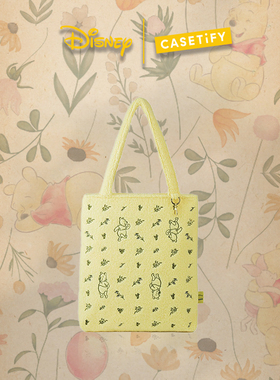 小熊维尼 | CASETiFY 联名 蜂蜜奶黄色 柔软毛茸背包