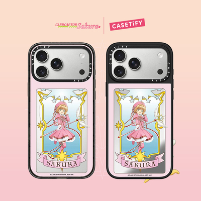 魔卡少女樱：透明牌篇 x CASETiFY 联名 小樱透明卡牌 适用于苹果iPhone17ProMax/17Pro/16ProMax镜面手机壳