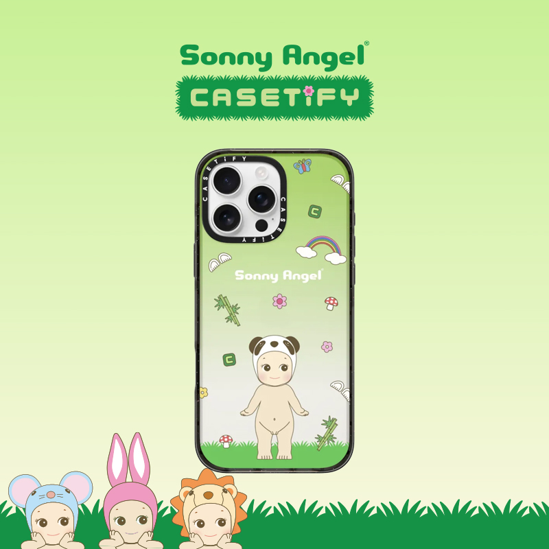 Sonny Angel x CASETiFY 联名 野趣乐园系列 熊猫 适用于iPhone16ProMax/16Pro/iPhone15ProMax手机壳