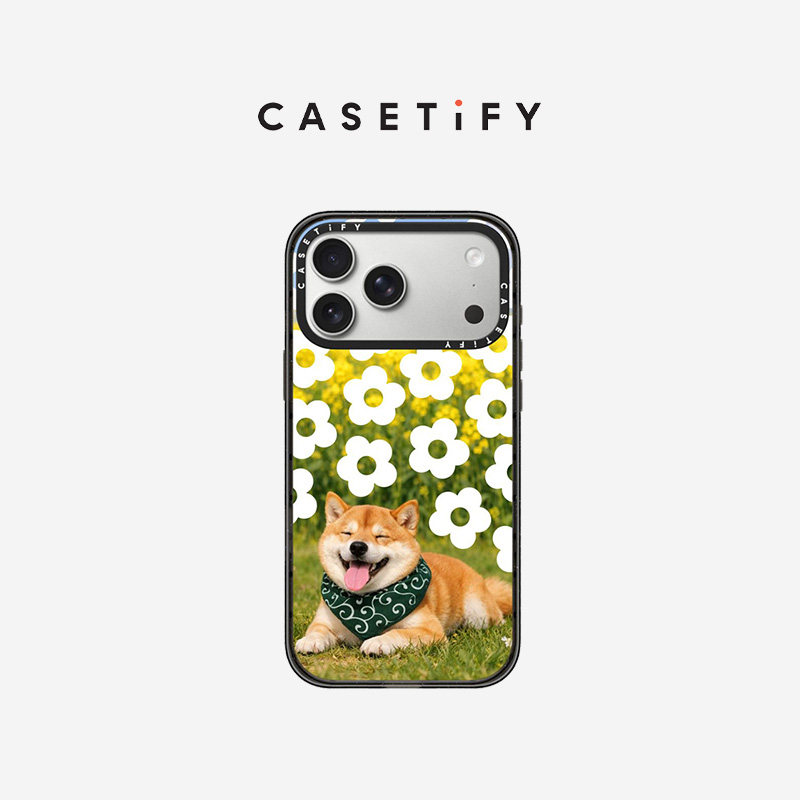 CASETiFY 萌宠系列 柴柴笑开花 适用于苹果iPhone17ProMax/17Pro/16ProMax/16Pro手机壳