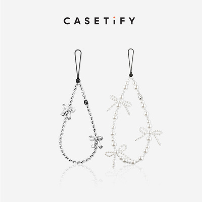 CASETiFY 蝴蝶结 手机链 适用于iPhone全系列便携手机挂链配件