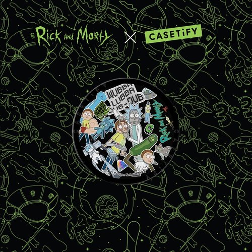 瑞克和莫蒂磁吸通用指环手机支架