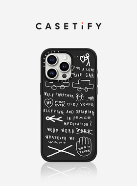 CASETiFY INAP文字 适用于iPhone15/14 Pro/Max手机壳