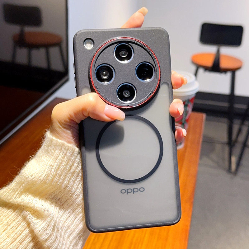 适用OPPOFindX8ultra手机壳简约磨砂透明findx8pro保护套全包防摔高档oppofindx8s+肤感创意徕卡红圈镜头磁吸