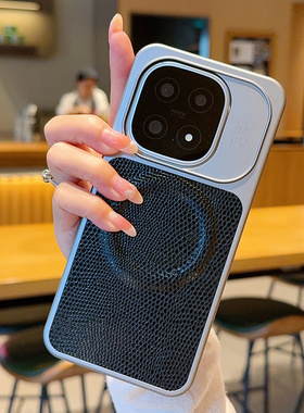 高级蜥蜴纹适用iQOO15手机壳肤感银灰色iQOO15保护套全包硬壳防摔iQOO15个性简约超薄质感皮纹纹理