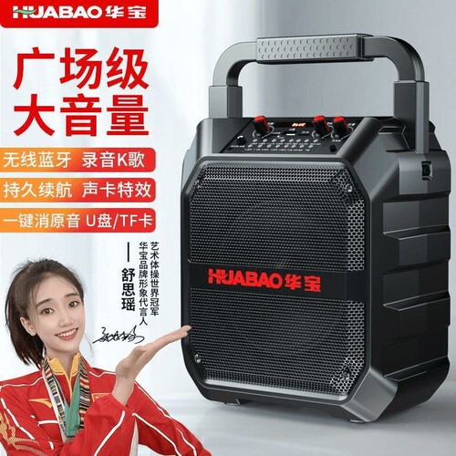 华宝103广场舞音响蓝牙音箱户外