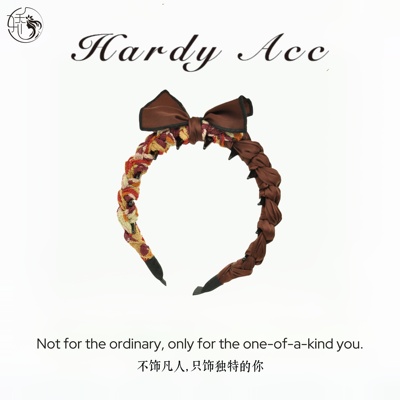 美添娇纯手作不对称情歌发饰系列