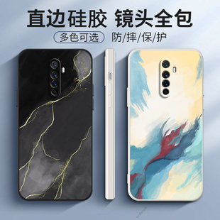 艺术油画适用OPPORenoAce手机壳OPPOAce保护套OPPO全包reno防摔ace新款renoace女oppoaec男oppace高达版0pp0