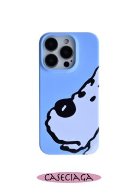 CASECIAGA丁丁历险记马丁小狗15promax小米14华为菲林手机硬壳苹果安卓原创小众