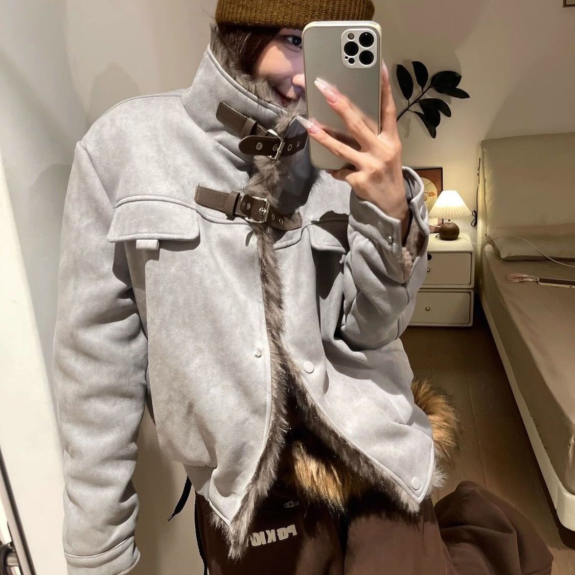 网红款山雕麂百搭通叠穿