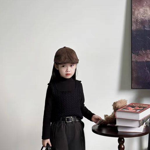 网红款加绒加厚套装024女冬夹克腿裤潮儿童秋冬2童季甜酷复古皮衣,童装/婴儿装/亲子装,唐装,淘宝优惠券,粉丝福利购,淘宝优惠卷