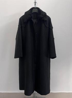 ACYCLIC_无环 盔甲蜣螂茧型廓形大衣