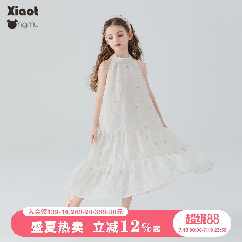 小童木温婉氛围感女童连衣裙