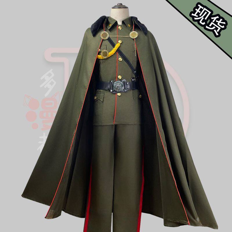 老九门张启山cos服少帅大衣男生帅气cosplay服图片