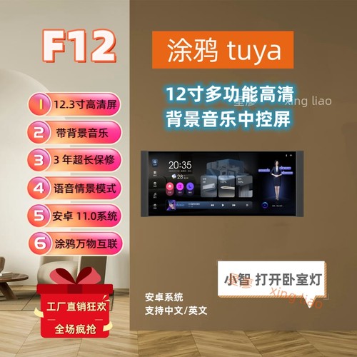 涂鸦中控屏带背景音乐工厂直销