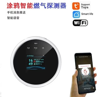涂鸦智能天然气检测漏仪可燃气体报警器Smart WiFI Gas Detector