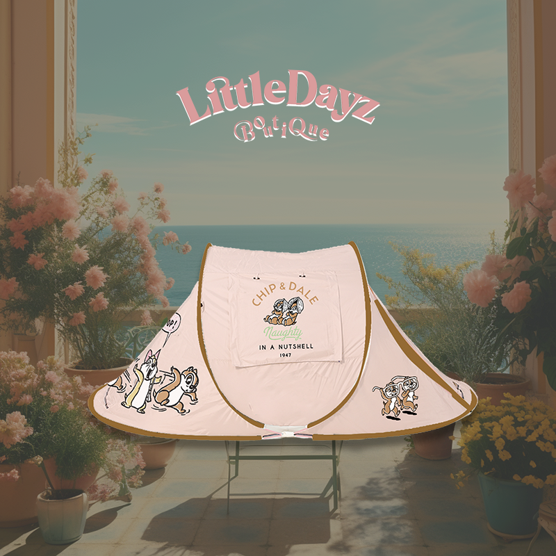 LittleDayz奇奇蒂蒂户外露营帐篷游戏屋自动小抛帐折叠便携式儿童