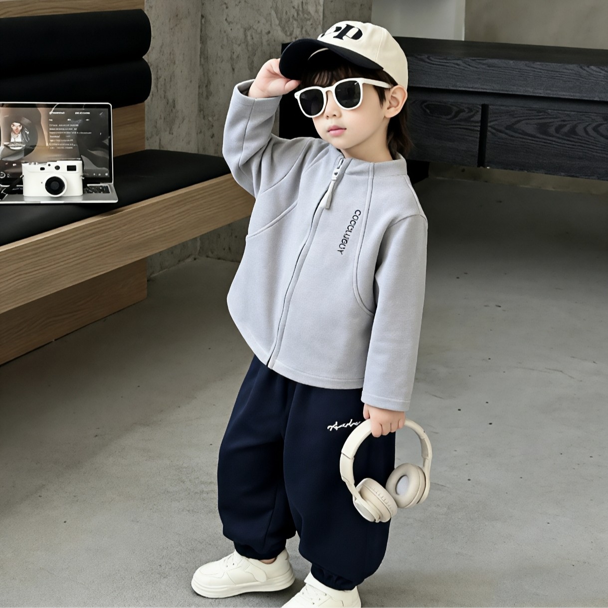 男童开衫卫衣套装春秋款2026新款儿童春季休闲男孩卫裤运动两件套,童装/婴儿装/亲子装,套装,淘宝优惠券,粉丝福利购,淘宝优惠卷