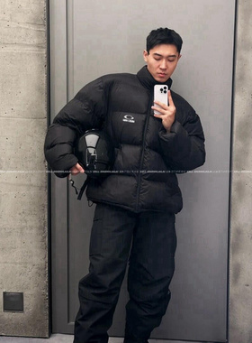 「loop系列」VANA ILUSION 圆环字母立领拉链棉服外套男女保暖潮