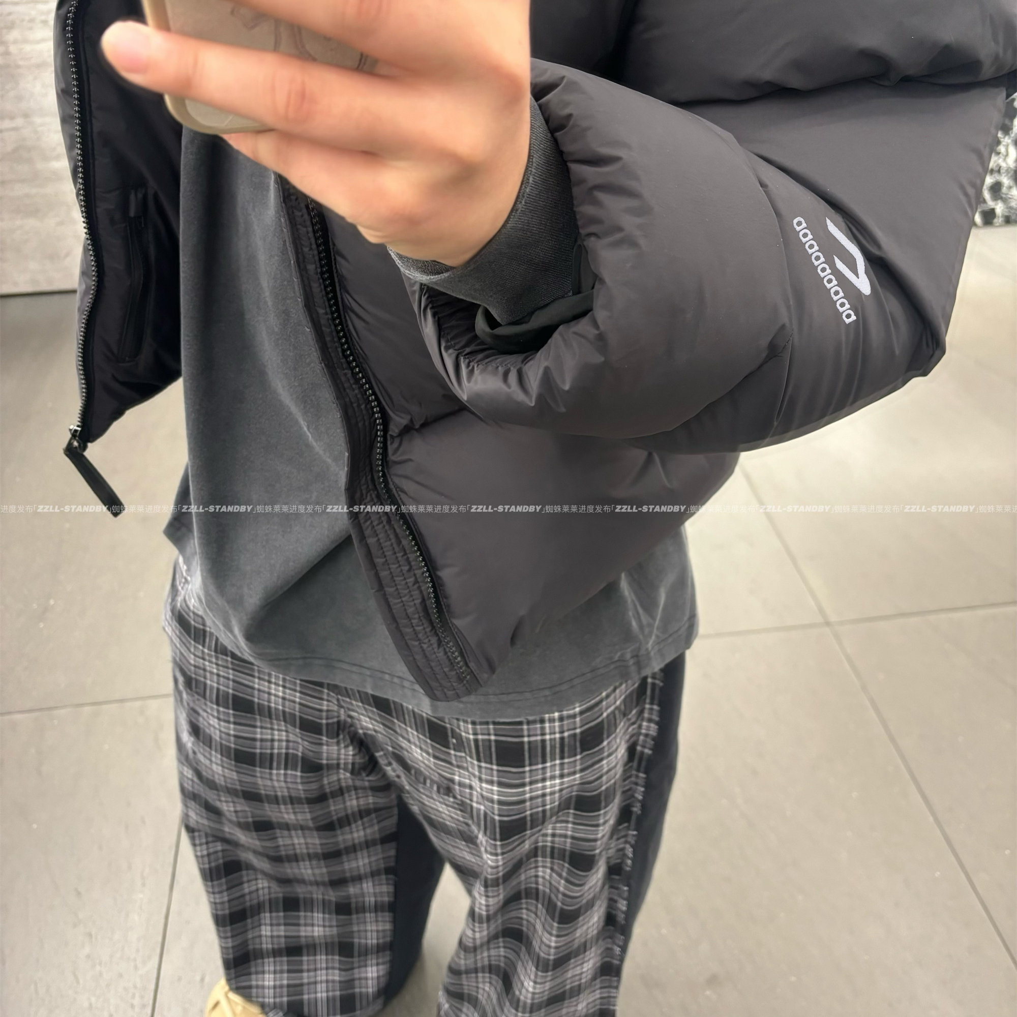 「SKI滑雪新季」 VANA ILUSION 3B字母刺绣棉服男女保暖潮附雪裙