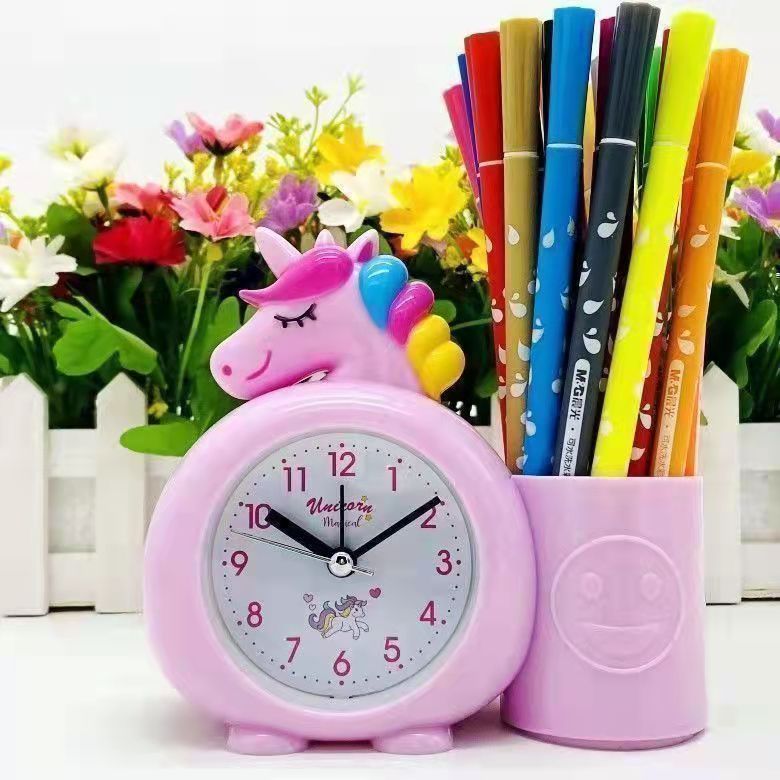 闹钟儿童可爱卡通起床时尚学生闹表卧室简约书桌大号礼品创意钟表