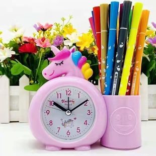 闹钟儿童可爱卡通起床时尚学生闹表卧室简约书桌大号礼品创意钟表