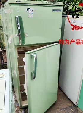 高端民俗老物件绿皮冰箱老家v电洗衣机80年代怀旧收藏摆件影视拍