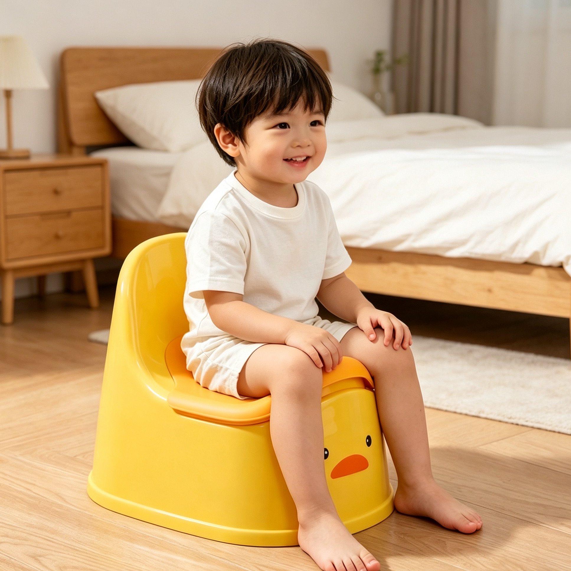 马桶儿童坐便器3岁以上便携式婴幼儿卡通可爱家用外出移动专用带图片