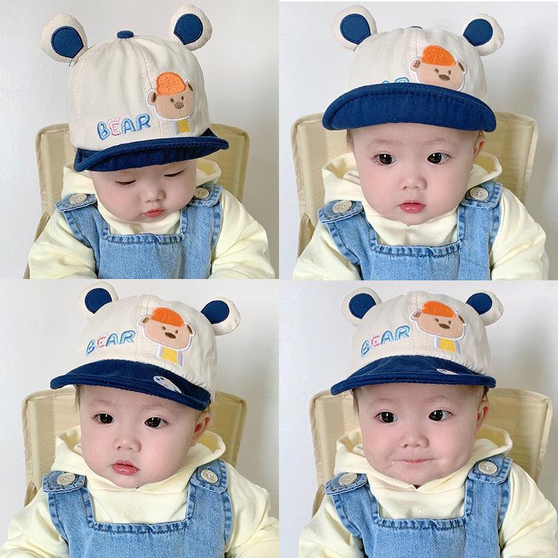 1岁宝宝帽子婴儿百搭帽子婴儿帽子春秋季超萌可爱宝宝春款棒球帽图片