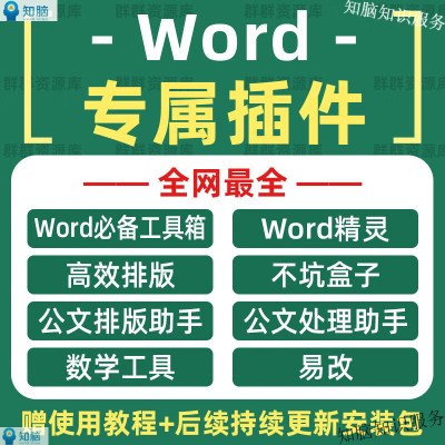 Word插件教师排版工具箱w