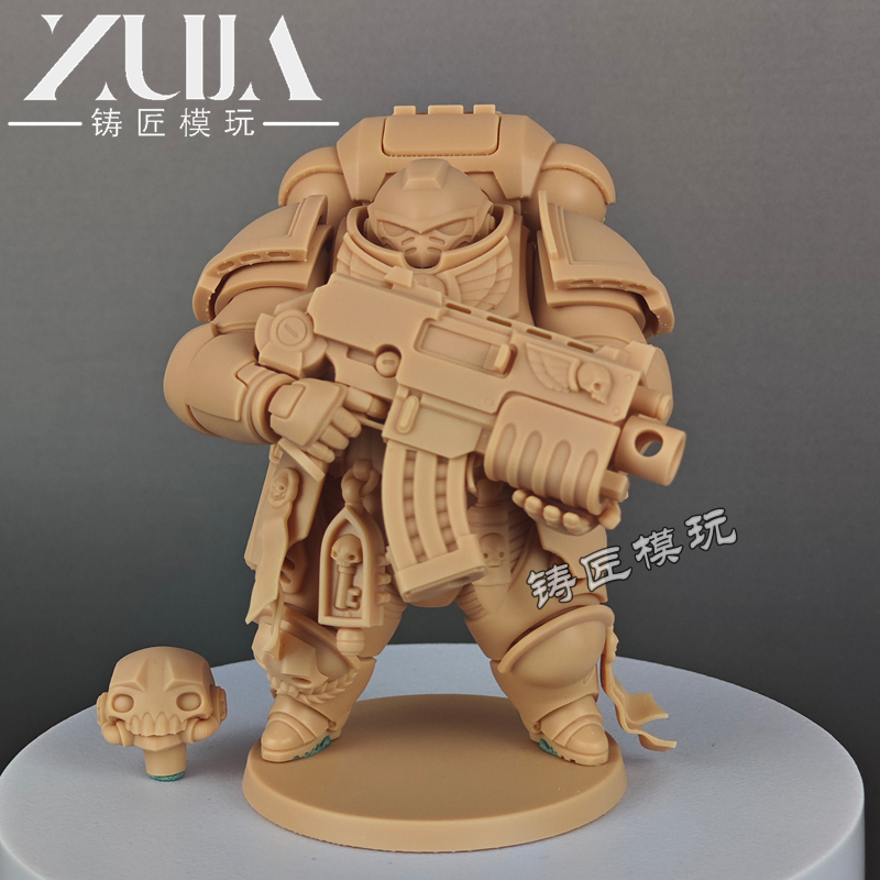 肥仔星际战士战锤40k模型