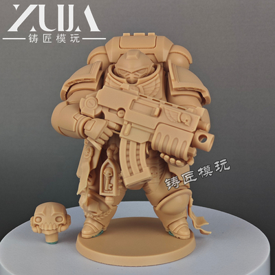 肥仔星际战士战锤40k模型