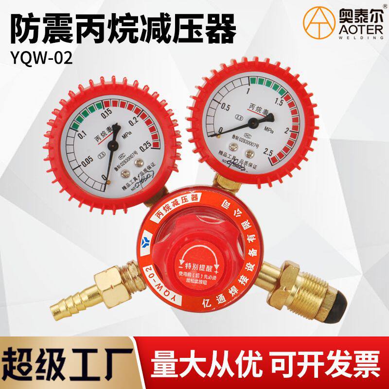 YQW-02防震丙烷减压器压力 天然气液化气调压阀门煤气减压阀