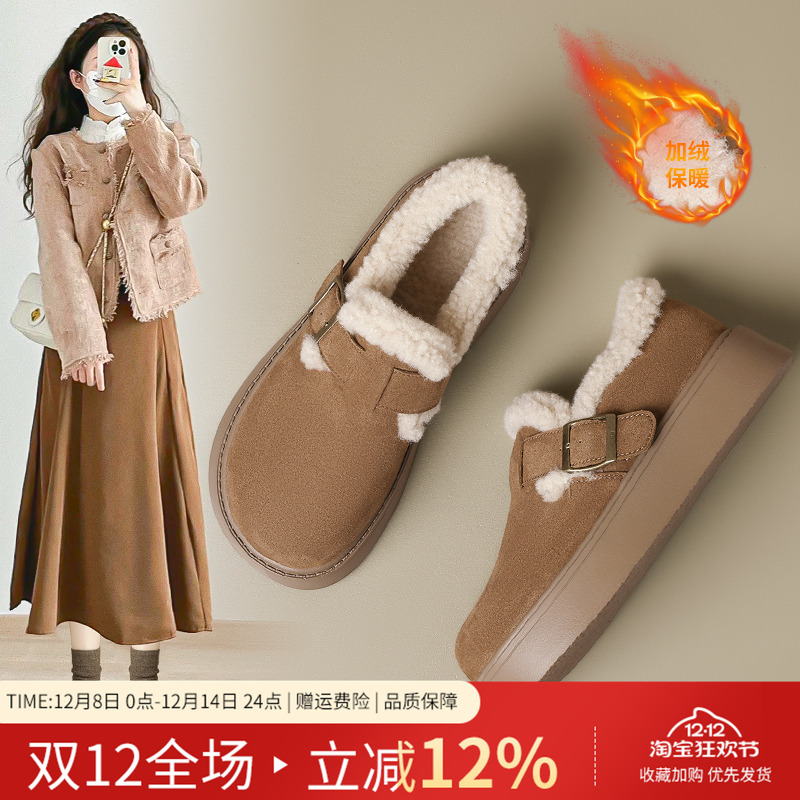 ZHR加绒勃肯鞋女2025冬