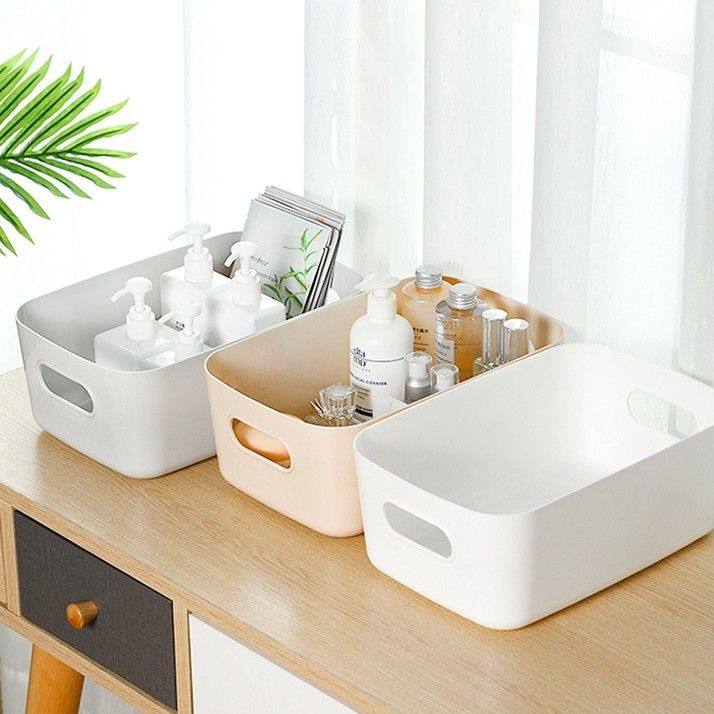 桌面收纳盒家用零食收纳筐杂物化妆品抽屉塑料储物盒厨房整理盒子,收纳整理,茶具收纳盒,淘宝优惠券,粉丝福利购,淘宝优惠卷