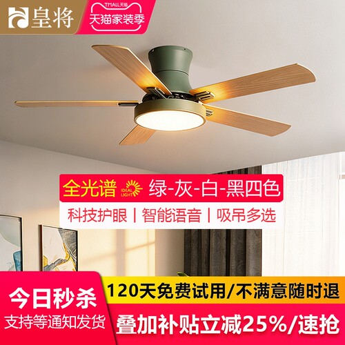 卧室儿童风扇灯2026新款简约网红
