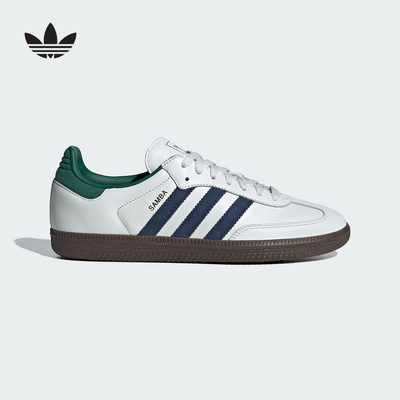 阿迪达斯德训鞋2024秋男女同款鞋SAMBAOG「T头鞋」IH4882