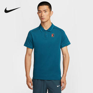耐克男子POLO衫Heritage秋网球运动员同款网球翻领T恤FQ2102-415