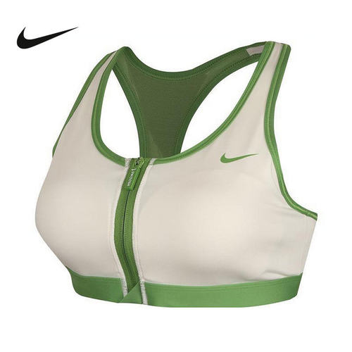 Nike耐克女中强度支撑一体式跑步运动聚拢防震运动内衣II0466-047
