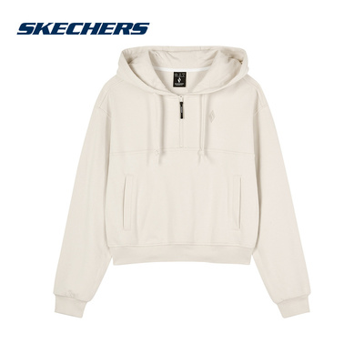 SKECHERS|（新款）2024秋女连帽卫衣 L124W040-00F1