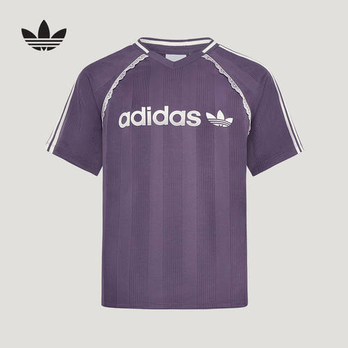 阿迪达斯adidas正品女士短袖上衣2026秋季新款休闲运动T恤 LF2323