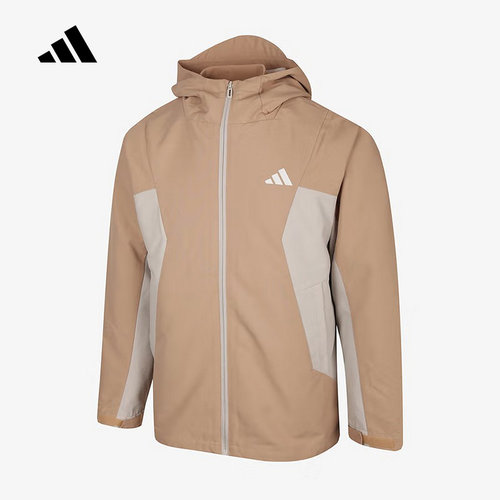 adidas阿迪达斯新款二合一保暖连帽休闲外套男大童羽绒服 KC5924