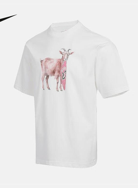 NIKE耐克男子短袖夏新款时尚潮流运动休闲印花圆领T恤IF0787-100