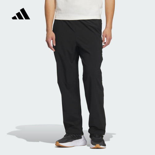 adidas阿迪达斯休闲裤男装夏季新款户外健身透气运动裤JZ8396