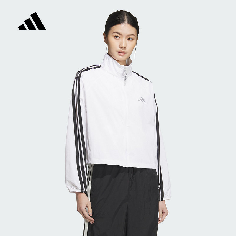 adidas阿迪达斯防晒服皮肤衣外套2025秋女凉感休闲梭织夹克KC0181