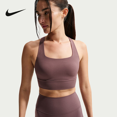 NIKE耐克女子运动内衣跑步健身训练低强度支撑BRA背心IB9862-502
