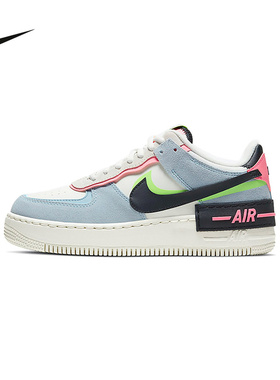 Nike耐克女鞋AF1空军一号解构双钩运动鞋休闲鞋板鞋CU8591-101