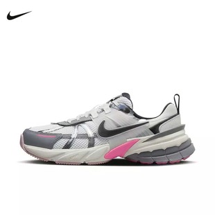 RUN灰粉色運(yùn)動(dòng)鞋 厚底輕便老爹鞋 女鞋 FZ5061 100 V2K NIKE耐克春季