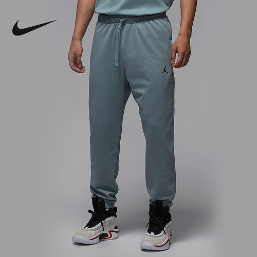 JORDAN耐克长裤DRI-FIT男速干运动裤春季灰色束脚卫裤FV8609-041