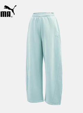 PUMA彪马冬季女裤OUTDOORIST运动休闲保暖拒寒阔腿长裤635729-82